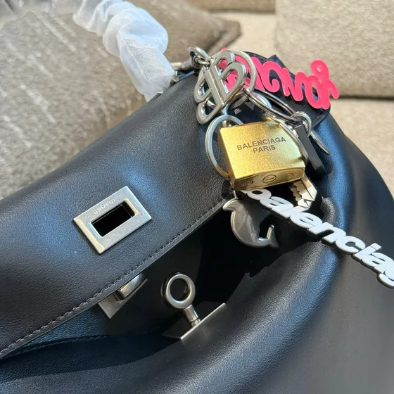 Balenciaga Rodeo Sort Tophåndtag