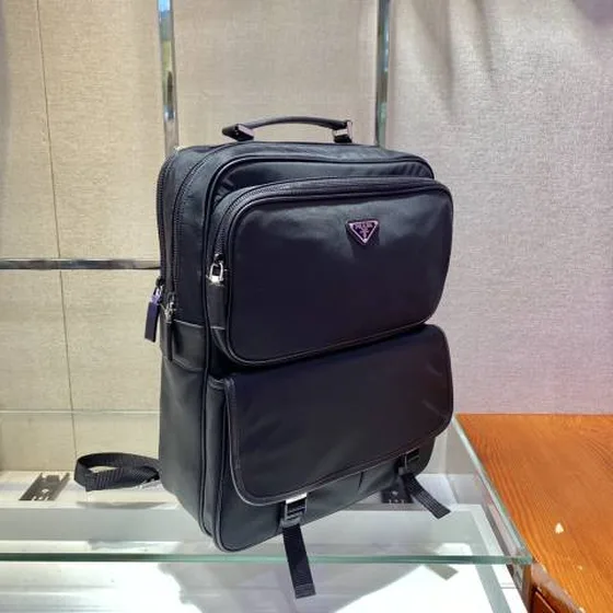 Prada 2VZ049 Sort Rygsæk