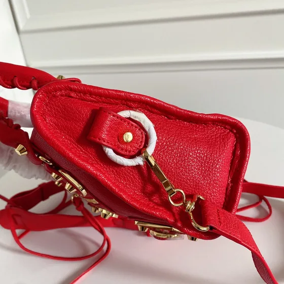 Balenciaga City Metallic Edge Mini Rouge Anse supérieure