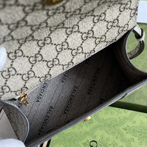 Balenciaga Belt Bag With Square G Бежевый/Коричневый Belt Bag