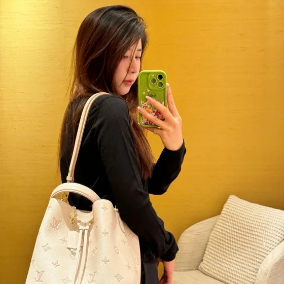 Louis Vuitton Nano No White Shoulder Bag