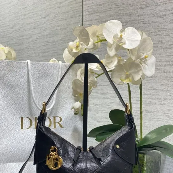 Dior Medium Diorstar Hobo Bag Negro Hobo