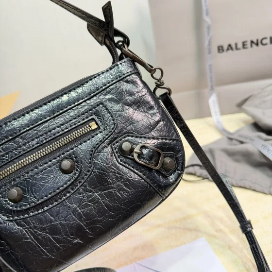 Balenciaga Le City Bag Extra Small Чёрный Crossbody