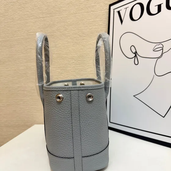 Hermes Garden Party Tpm Light Blue Top Handle