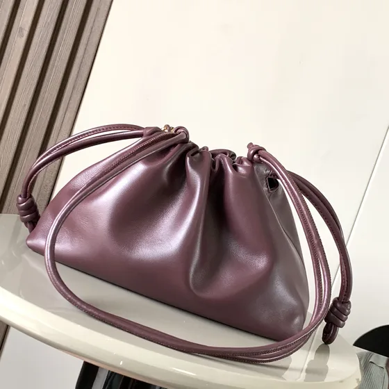 Loewe Flamenco Purse Dark نبيتي Shoulder Bag