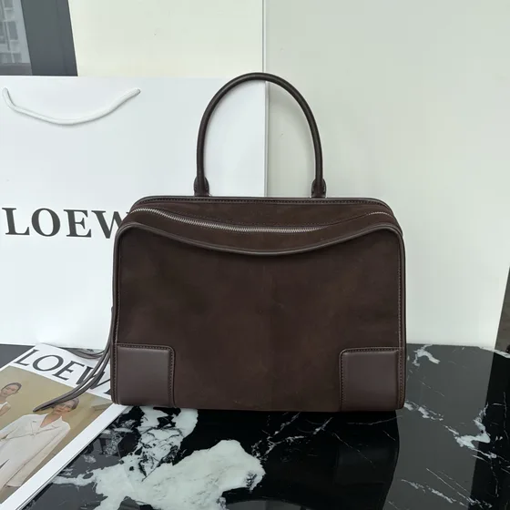 Loewe Amazona Dark Brown Top Handle