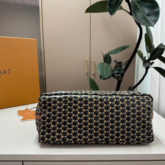 Goyard Oh! Tote Lærred Mm Sort/Tan Hobo