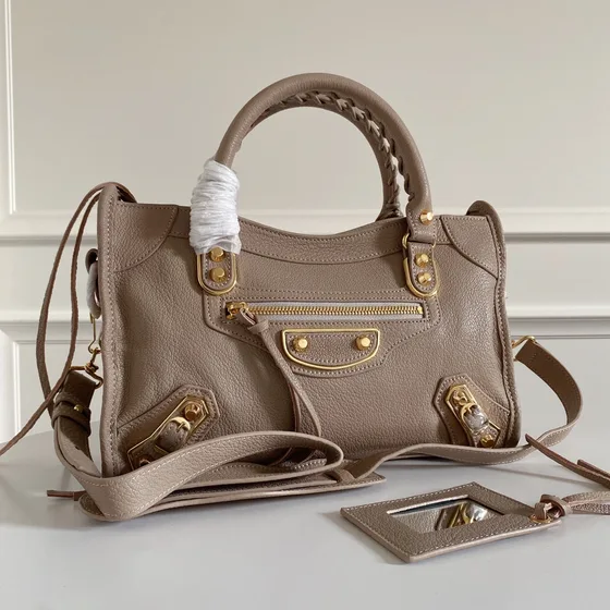Balenciaga City Small Taupe Henkel