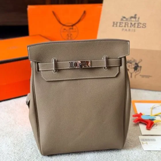 Hermes Kelly A Dos Etoupe Backpack