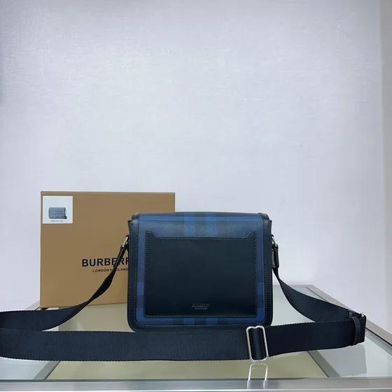 Burberry Check Bolso cruzado Azul marino/Negro Crossbody