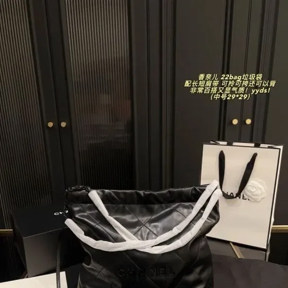 Hermes 22 Bag Medium Black 29 29cm Hobo