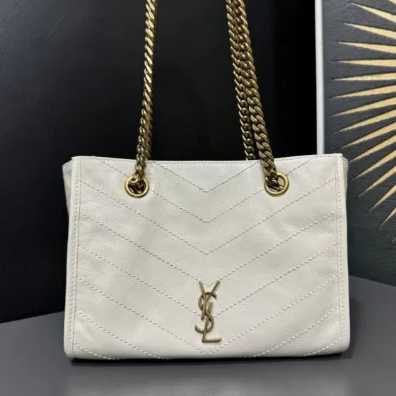 YSL Nolita Tote Bag White Tote Bag