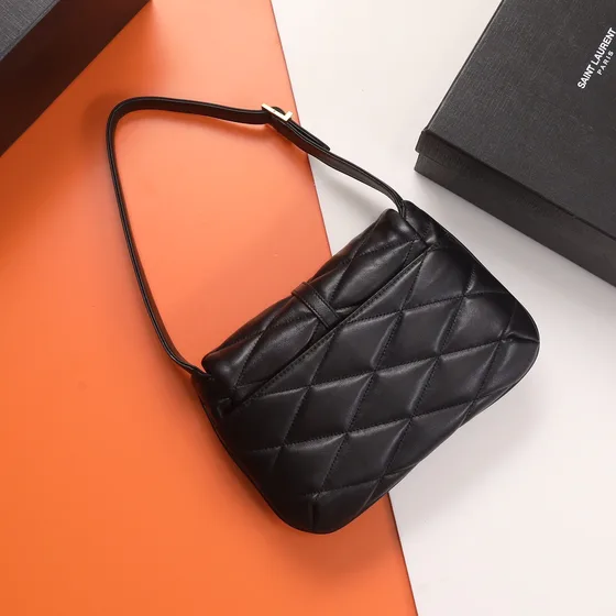 YSL Le 57 Quilted Shoulder Bag Black Shoulder Bag