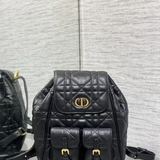 Dior Dior Caro Backpack Black Backpack
