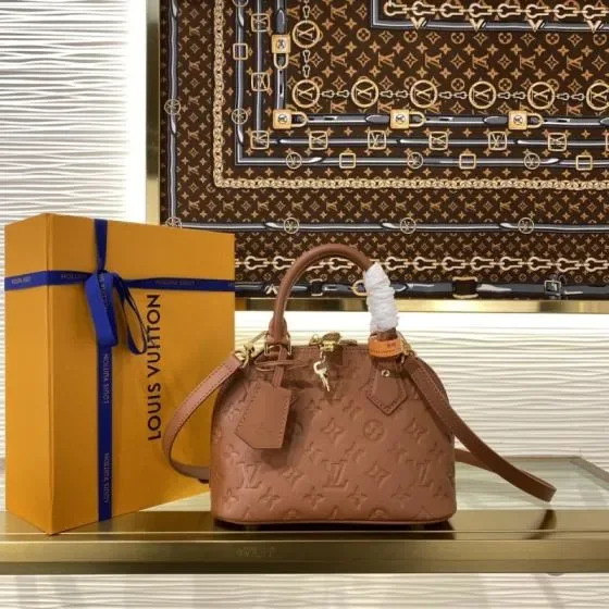 Louis Vuitton Neo Alma Bb Cognac Brown Top Handle