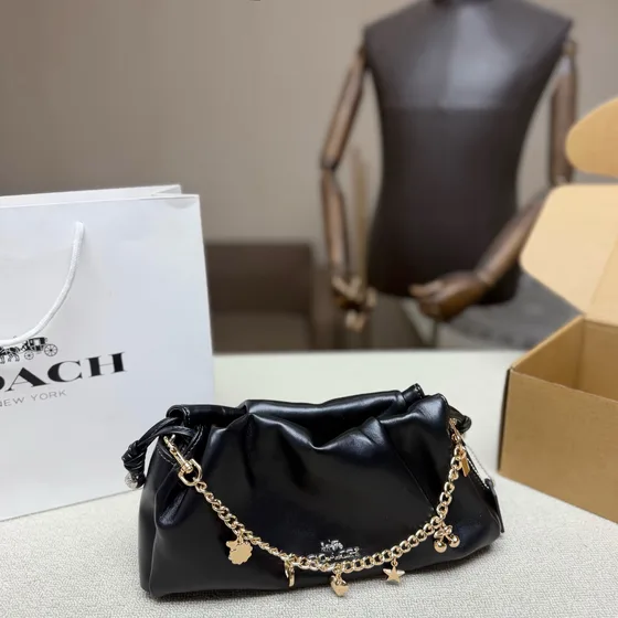 Coach Faye Sac épaule Dark Taupe Sac épaule