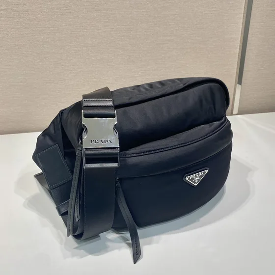 Prada Re-Nylon Shoulder Bag Black Crossbody