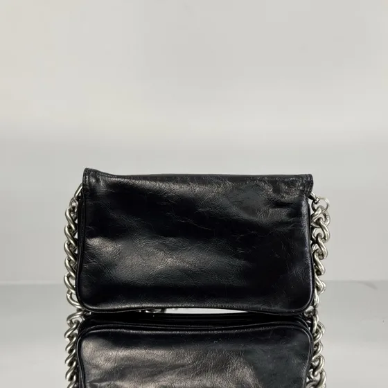 Balenciaga Bb Soft Flap Bag Black Crossbody