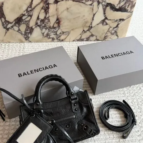 Balenciaga Le City Mini Black Top Handle