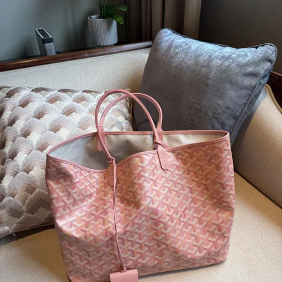 Goyard Saint Louis Pink Tote Bag
