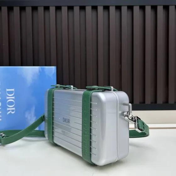 Dior messenger Silver Green crossbody