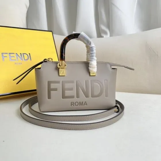 Fendi By The Way Mini Light Gray Top Handle