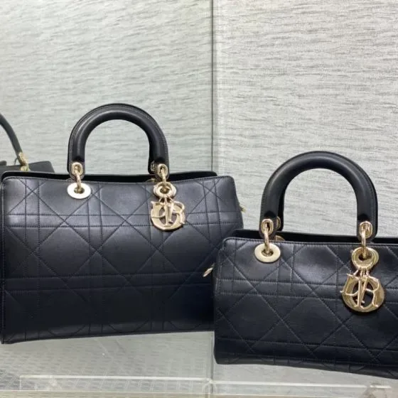 Dior Lady D-Sire Noir Anse supérieure