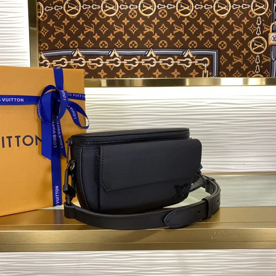 Louis Vuitton Pochette Gange Black Belt Bag
