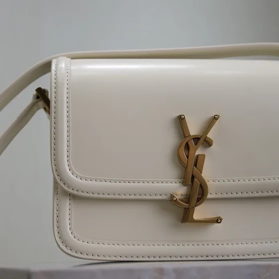 YSL Solferino Satchel Wit Crossbody