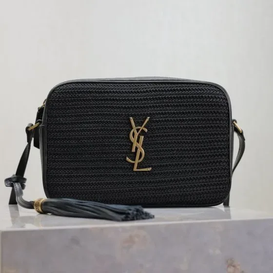 YSL Lou Camera Bag Black Crossbody