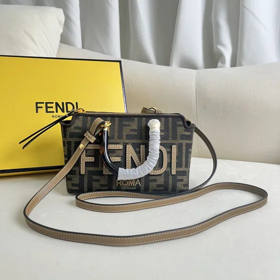 Fendi By The Way Mini Brown Top Handle