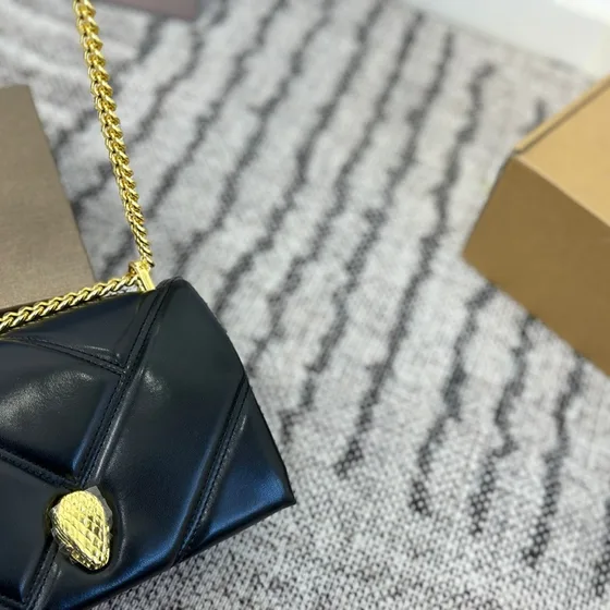 Bvlgari Serpenti Cabochon Crossbody Bag Black Crossbody