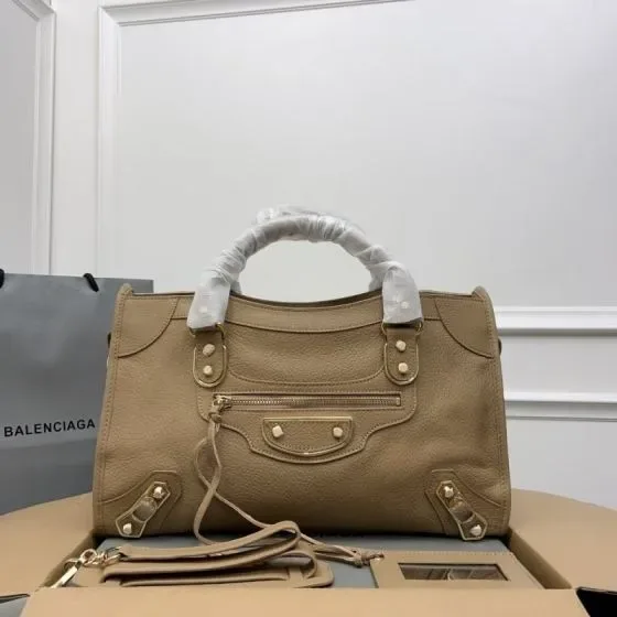 Balenciaga City Beige Top Handle
