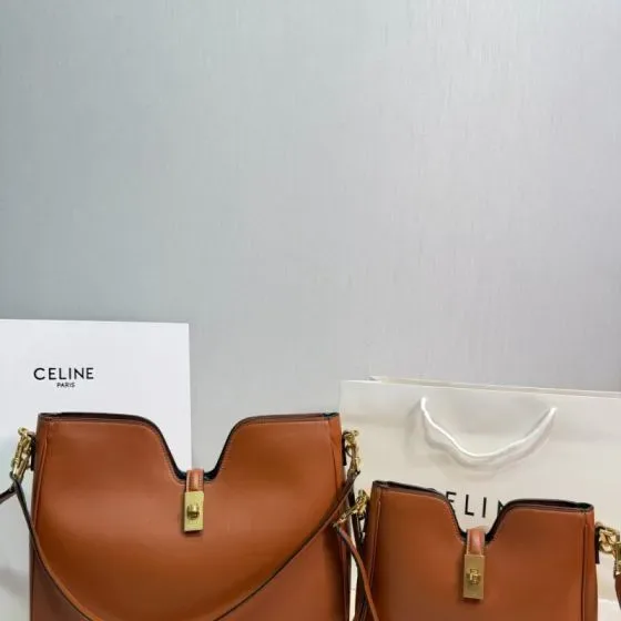Celine Camille 16 Soft Tan Shoulder Bag