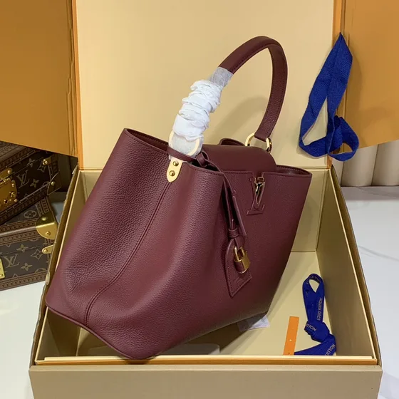 Louis Vuitton Capucines Burgundy Top Handle
