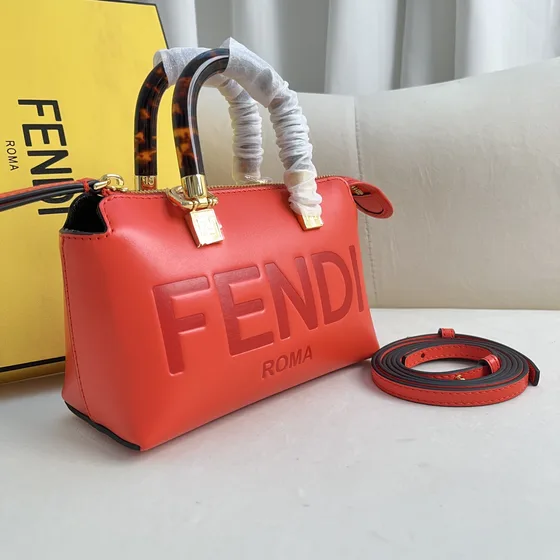 Fendi By The Way Mini Red Top Handle
