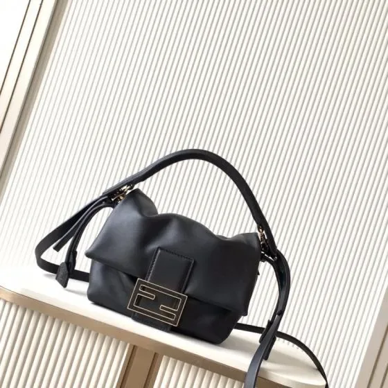 Fendi Baguette Pouch Black Crossbody