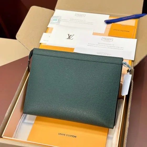 Louis Vuitton Pochette Voyage Green Taiga everyday