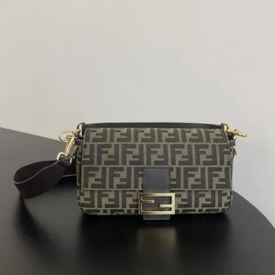 Fendi Baguette Brown Shoulder Bag
