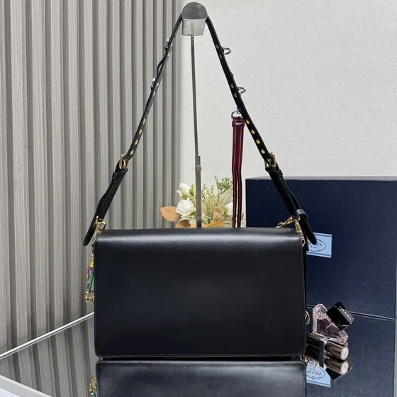 Prada Sound Bag Black Shoulder Bag