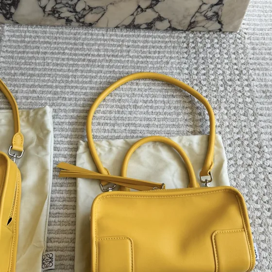Loewe Amazona Yellow Top Handle