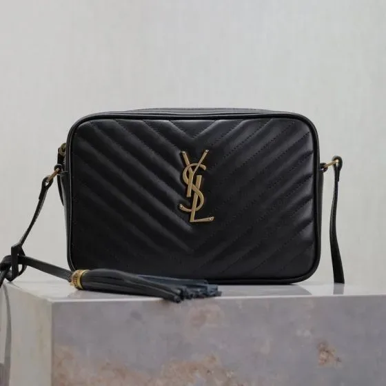 YSL Lou Camera Bag Black Crossbody