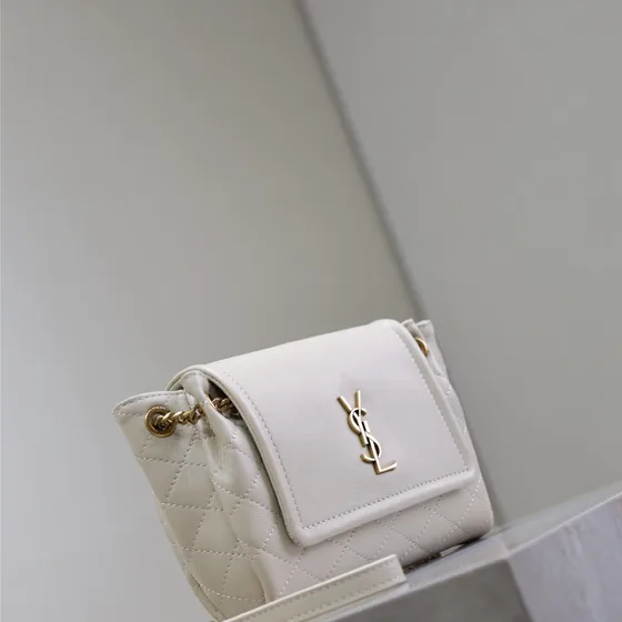 YSL Nolita Mini Wit Crossbody