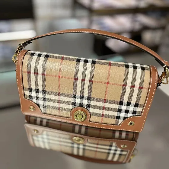 Burberry Vintage Check Сумка кросс-боди Бежевый/Коричневый Crossbody