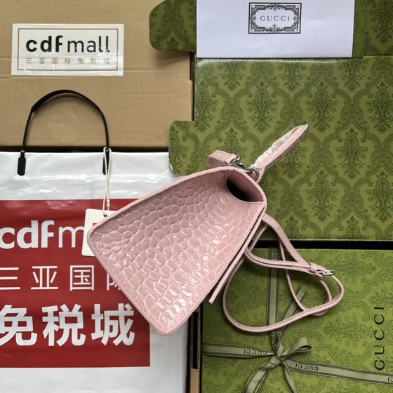 Balenciaga Hourglass Henkel Bag Rosa Henkel