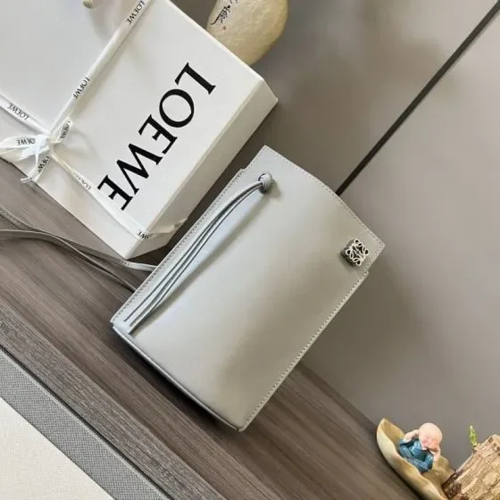 Loewe Dice Pocket Light Gray Crossbody
