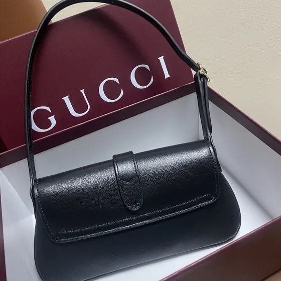 Gucci Jackie 1961 Mini Borsa a spalla Nero 21.5cm Borsa a spalla