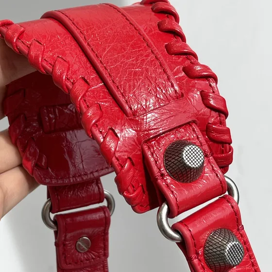 Balenciaga Le Cagole Red Shoulder Bag