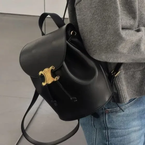 Celine Triomphe Backpack Black Backpack