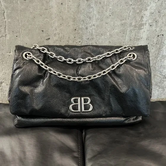 Balenciaga Monaco Đen Shoulder Bag